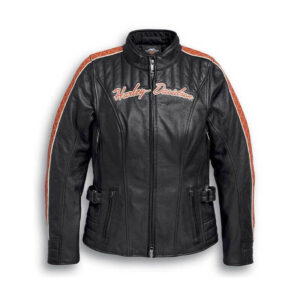 Women's Vanocker Waterproof Triple Vent Leather Jacket - Image 1