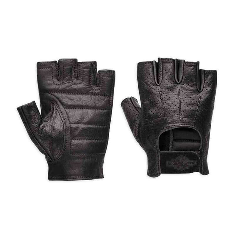 Men’s Perforated Bar & Shield Fingerless Gloves HarleyDavidson® Online