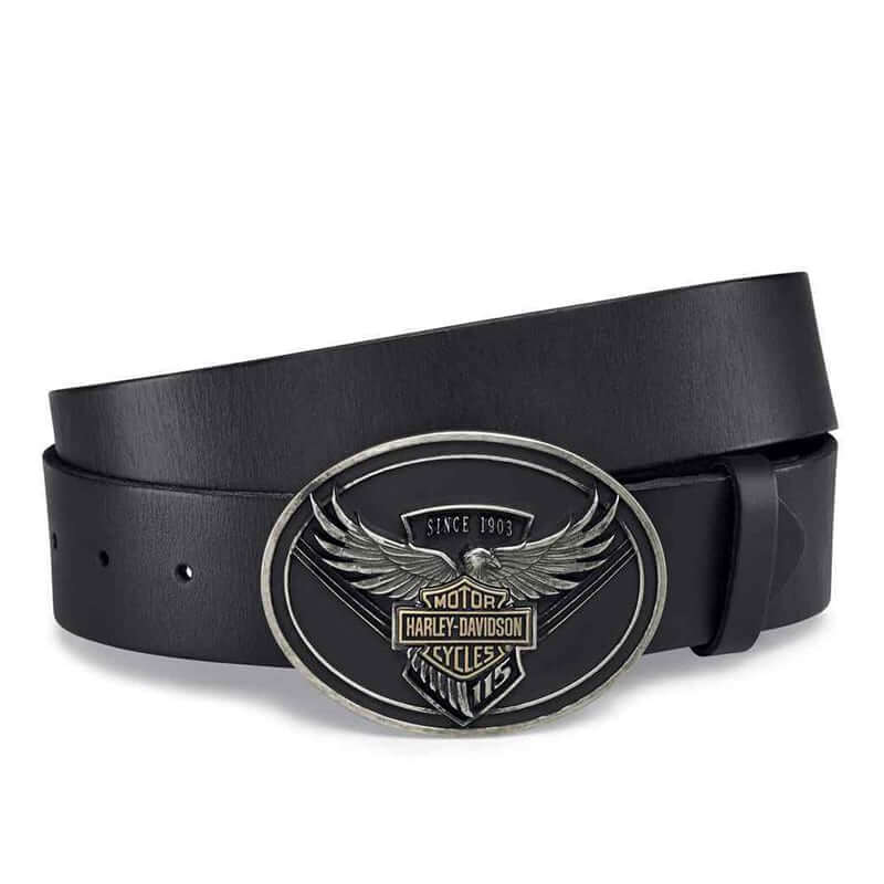 Replacement belt strap tailored to Harley Davidson buckles – AQUILA®