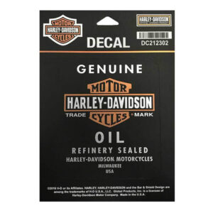 Genuine Oil Matte Black Decal - Image 1
