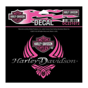 Women's Diva Wings Bar & Shield Decal - Image 1