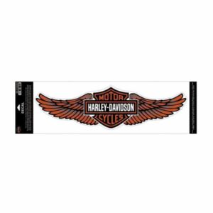 Straight Wing Decal Orange 5XL Size Sticker - Image 1