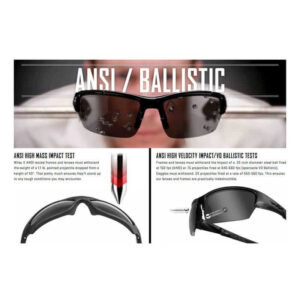 Men's Bend Clear Lens Goggles, Collapsible Black Frames - Image 3