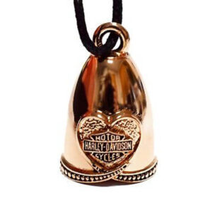 Heart Ride Bell Faux Rose Gold