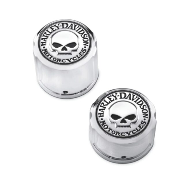Willie G Skull Rear Axle Nut Covers HarleyDavidson® Online