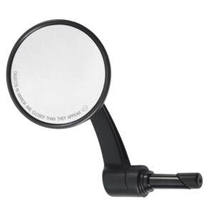 Round Bar End Mirror - Left