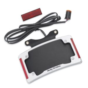 Curved License Plate Frame with LED Lighting