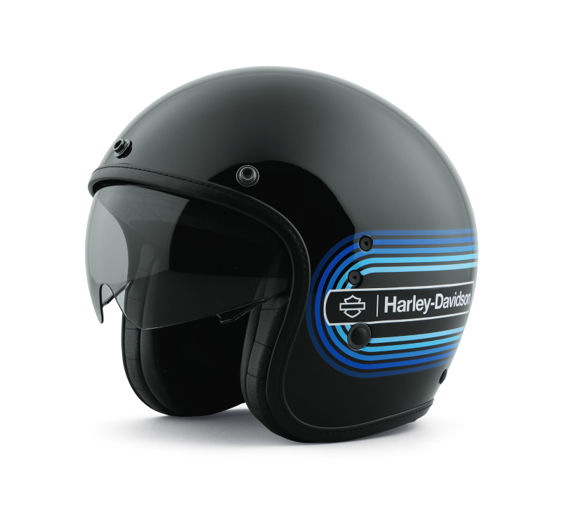 Retro Tank Stripe II Sun Shield X14 3/4 Helmet HarleyDavidson® Online