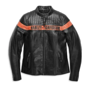 Women's Victory Sweep Leather Jacket | 98013-21VW