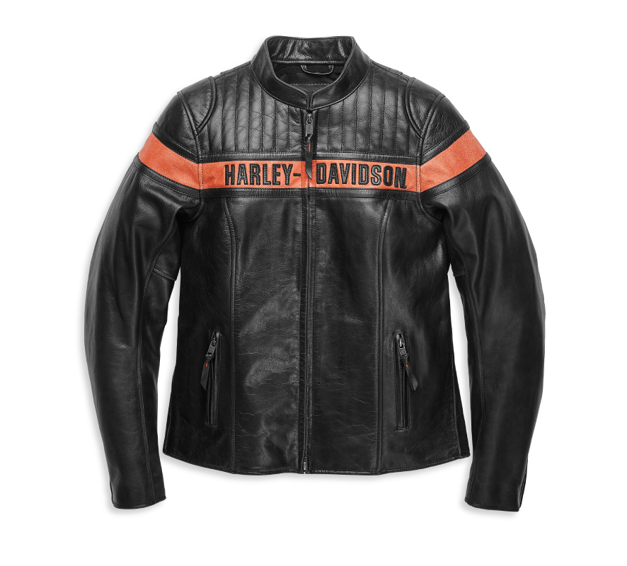 Women's Victory Sweep Leather Jacket - Harley-Davidson® Online