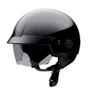 Men's Bar & Shield Half Helmet With Sun Shield - Image 1
