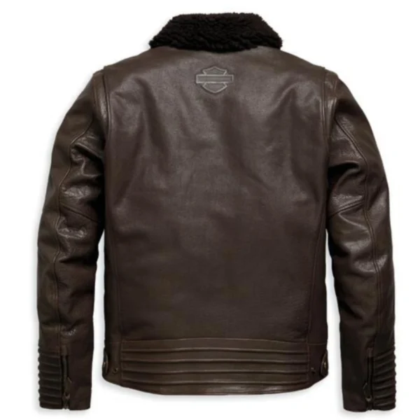 Men's Maverick Leather Biker Jacket – Java | 97004-23VM