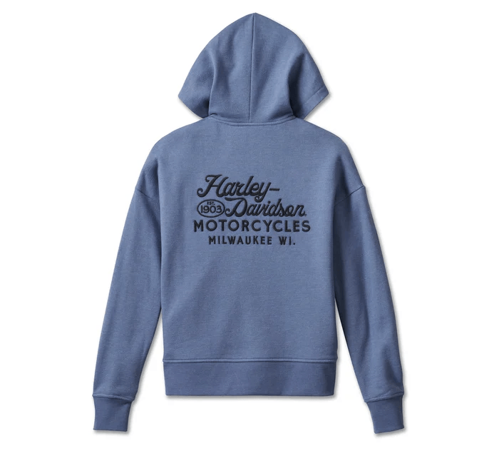 Women’s Valley Rumblers VNeck Pullover Hoodie Colony Blue Heather