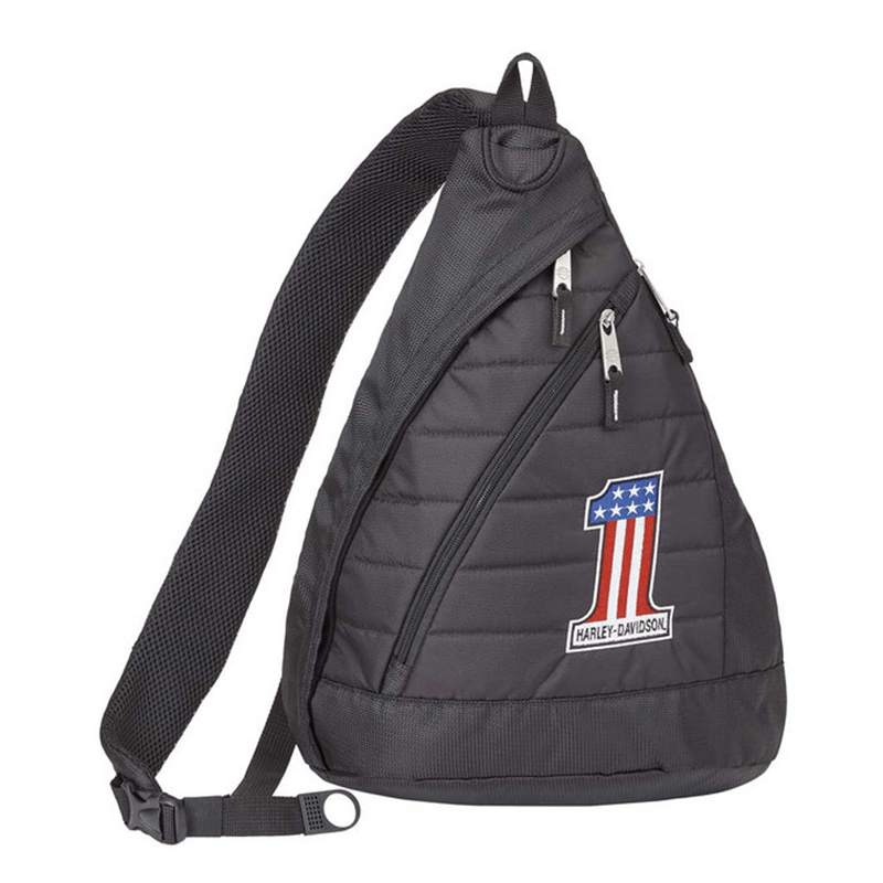1 RWB Logo Quilted Travel Large Sling Backpack HarleyDavidson® Online
