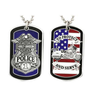 Police To Protect And Serve Dog Tag Necklace/Key Chain - Image 3