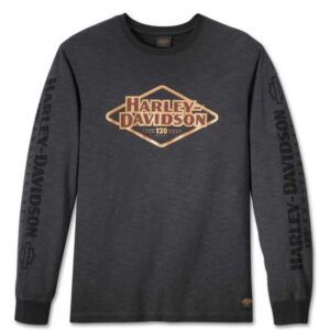Men's 120th Anniversary Long Sleeve Tee - Black - Image 1