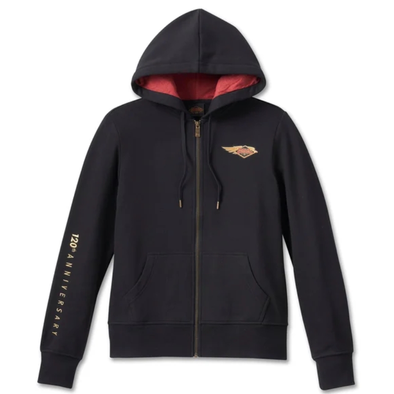 ジョージ ネルソン ：ON DESIGN ハードカバー Women's 120th Anniversary Special Zip Front Hoodie – Black Beauty