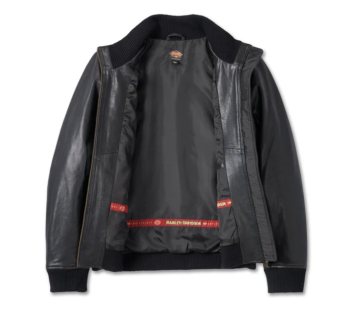 Harley-Davidson Women’s 120th Anniversary Bomber Leather Jacket main image 1