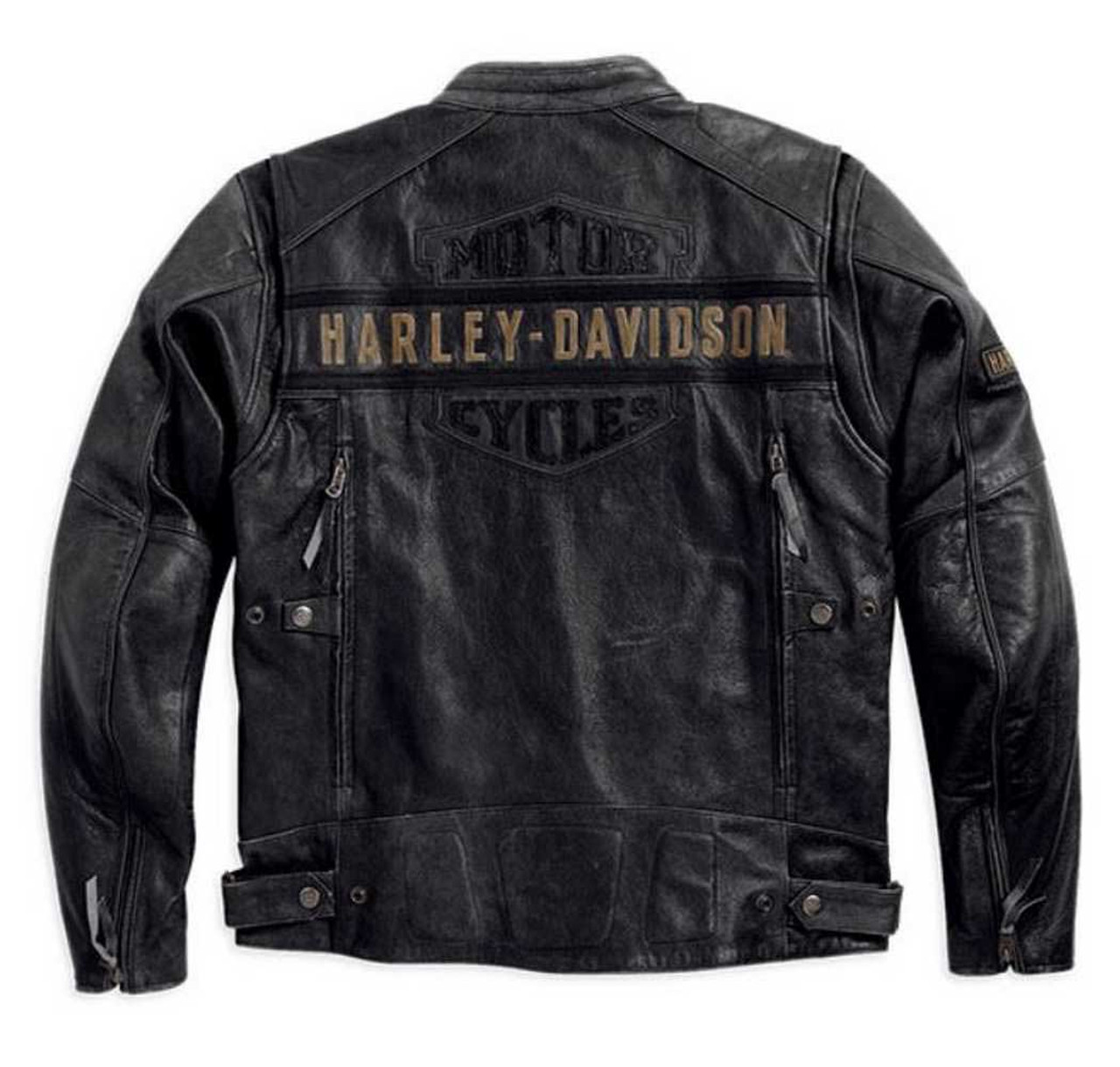 Men's Passing Link Triple Vent Leather Jacket - Harley-Davidson® Online