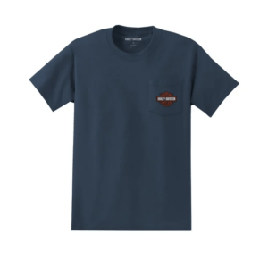 Men's Bar & Shield Pocket Tee - Image 1
