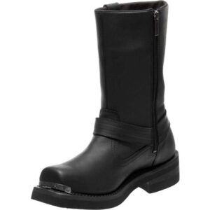 Men's Charlesfort Black Motorcycle Boots - Image 3