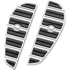 Skull Rider Footboard Inserts - Contemporary Style - Image 1