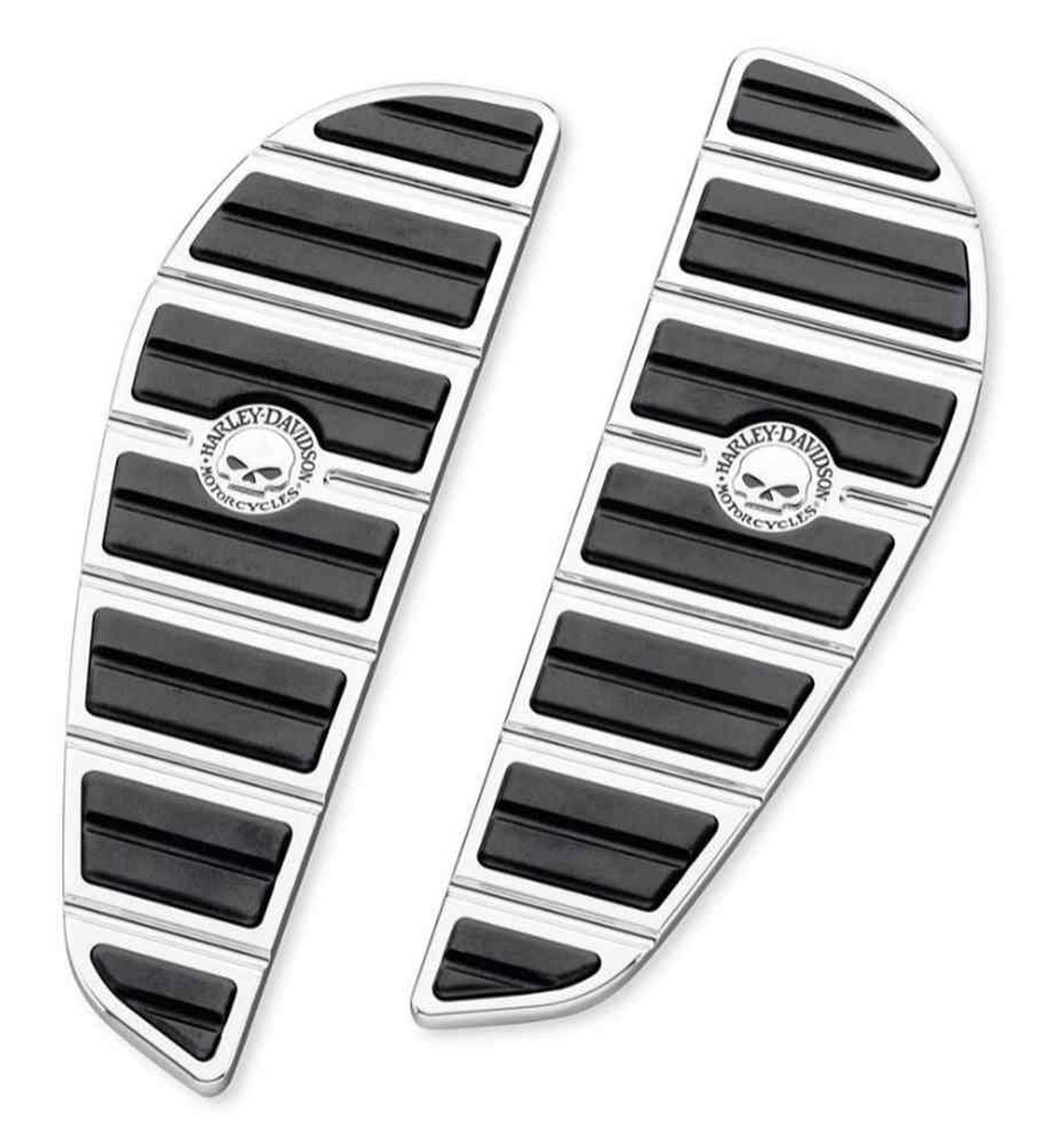 Skull Rider Footboard Inserts Contemporary Style HarleyDavidson