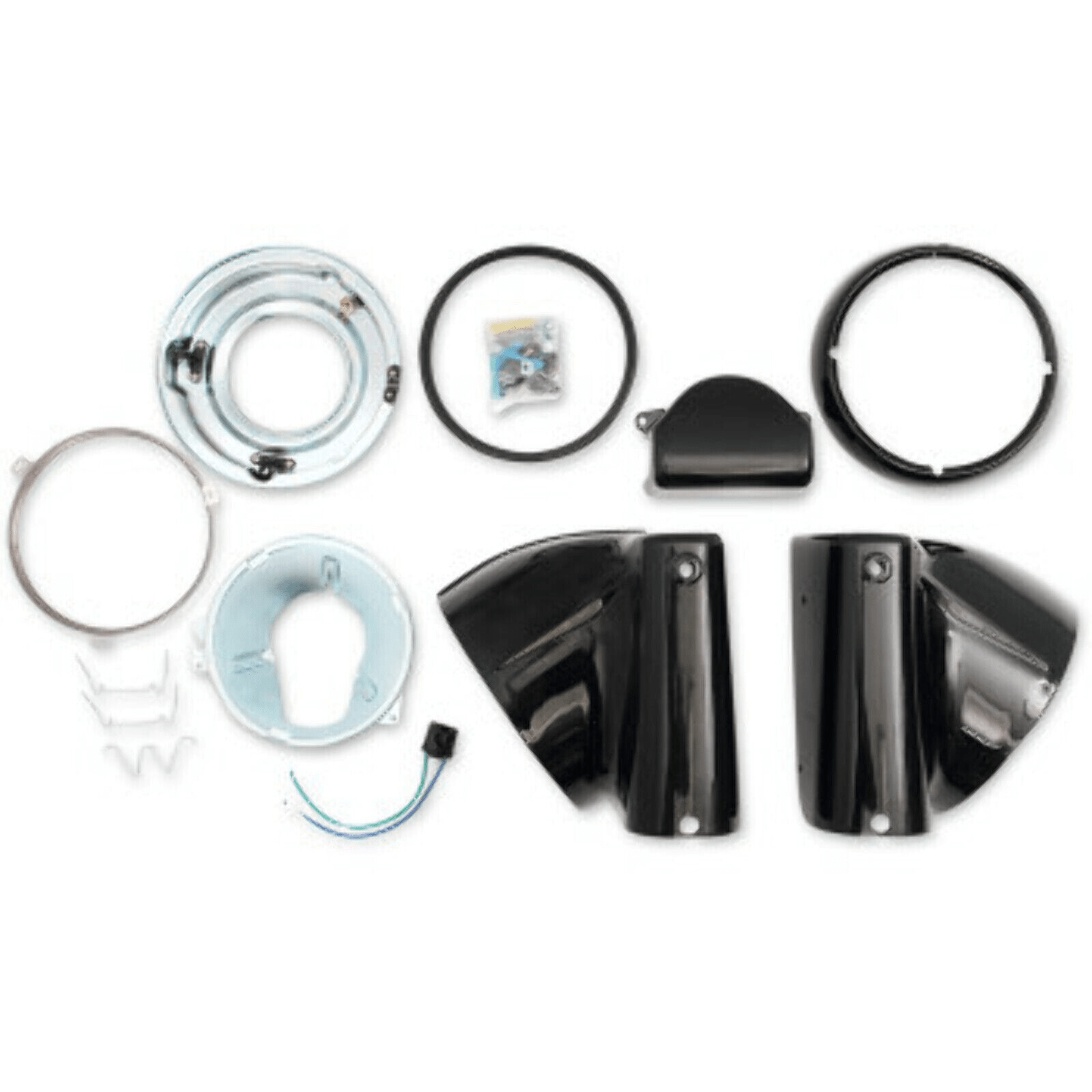 BLACK HEADLIGHT NACELLE KIT HarleyDavidson® Online