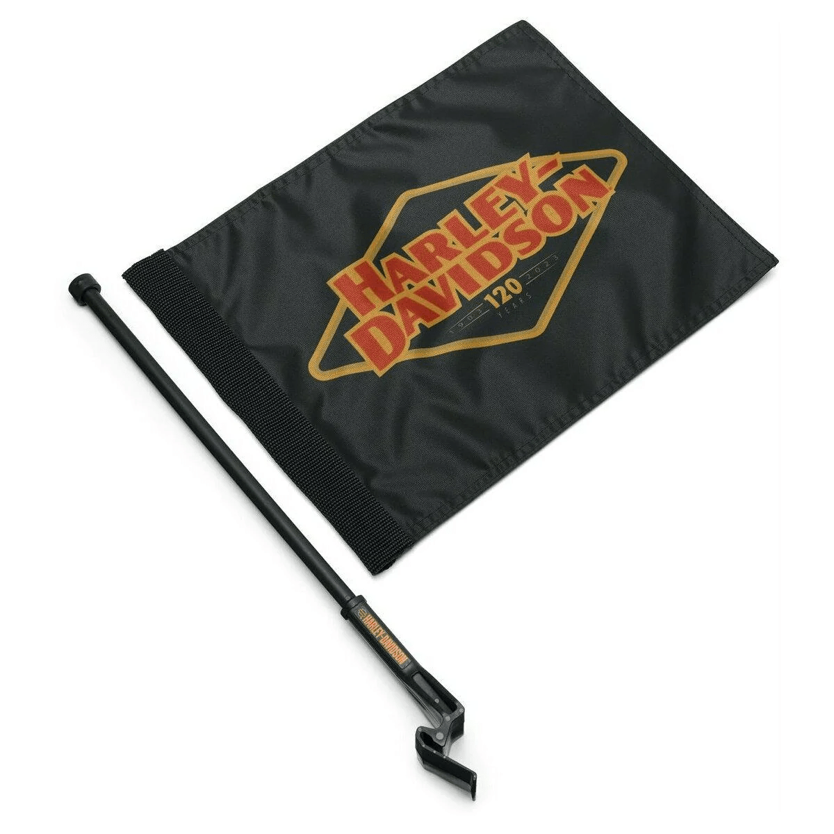 120th Anniversary Flag Kit Tour Pak Carrier Mount Harley Davidson