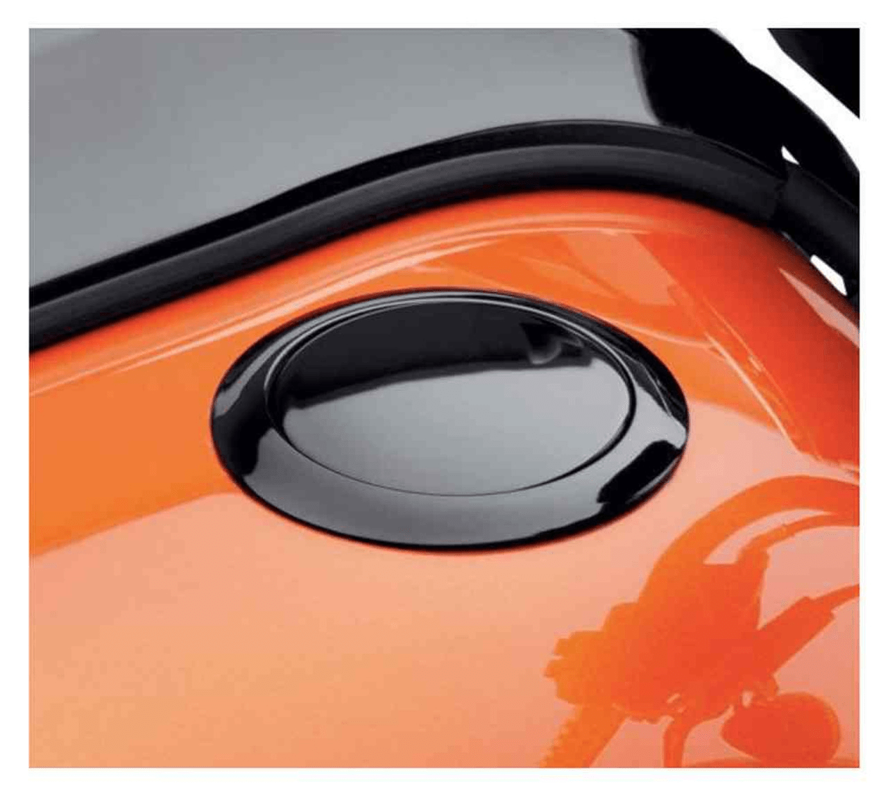 FlushMount Fuel Cap, Fits XL Models, Black Finish HarleyDavidson