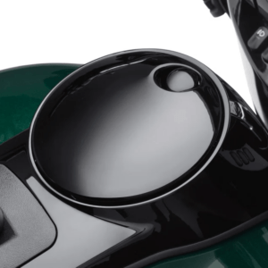 Smooth Push-Button Fuel Tank Console Door Release - Gloss Black - Image 2