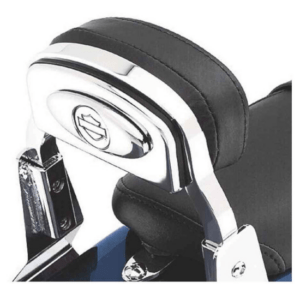 Chrome Finish Oval Bar & Shield Decorative Medallion - Image 2
