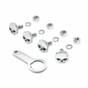 Skull License Plate Mounting Hardware - Image 1