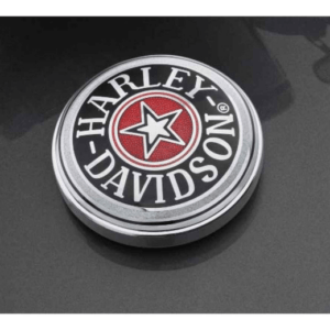 Cloisonne Fuel Cap Medallion, Adhesive Backing - Image 2