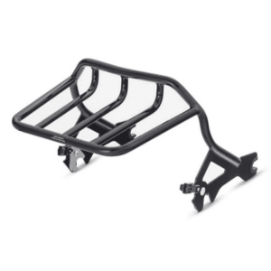 HoldFast Two-Up Luggage Rack - Black, Softail Models