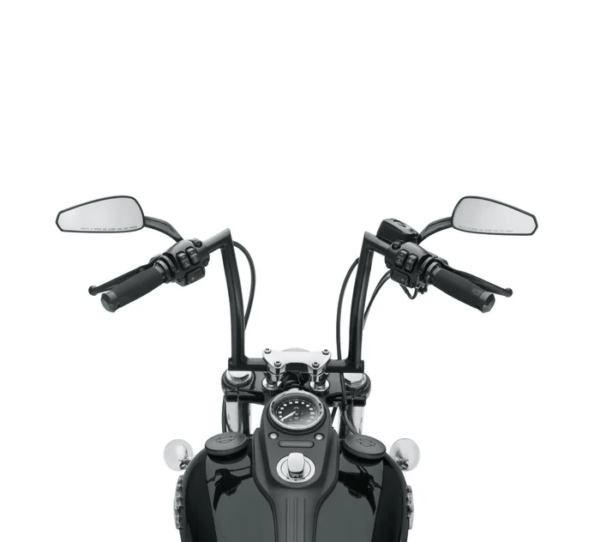 Chizeled Satin Black Handlebar | Harley-Davidson® Online