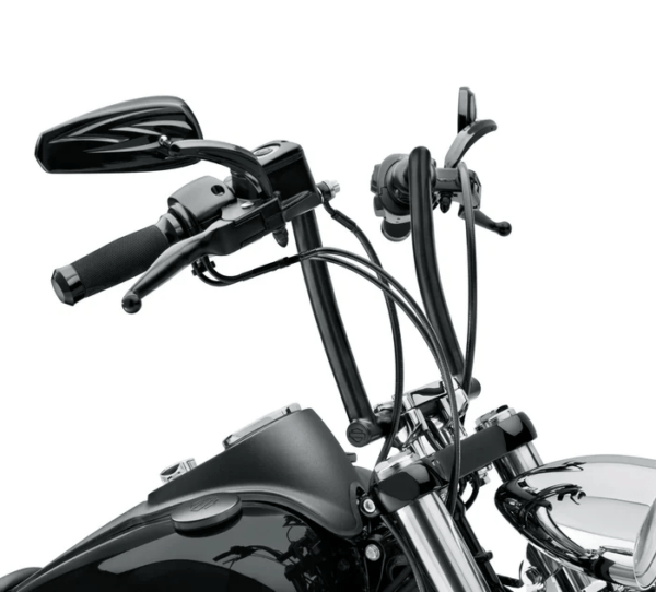 Chizeled Satin Black Handlebar | Harley-Davidson® Online