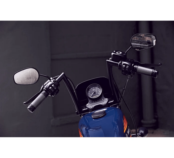 Chizeled Satin Black Handlebar | Harley-Davidson® Online