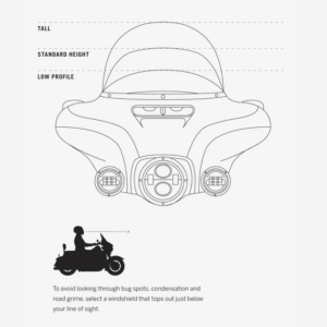 Electra Glide Tall Windshield - Image 3