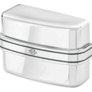 Chrome Electrical Panel Cover w/ Trim, Fits Dyna Models