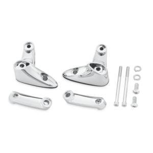 Road Glide LED Fog Lamp Mount Kit - Chrome - Image 1