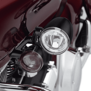 Road Glide LED Fog Lamp Mount Kit - Gloss Black