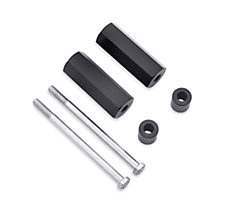 Detachable saddlebag hardware kit