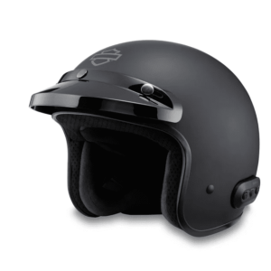 Fury N04 Bluetooth 3/4 Helmet - Matte Black - Image 6