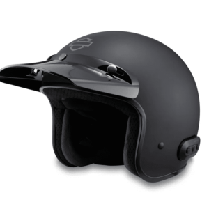 Fury N04 Bluetooth 3/4 Helmet - Matte Black - Image 5
