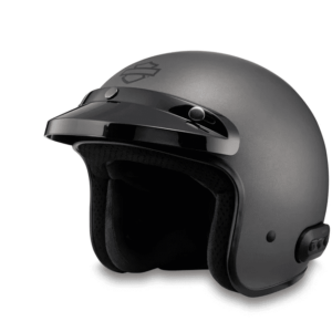 Fury N04 Bluetooth 3/4 Helmet - Matte Silver - Image 5