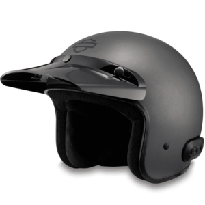 Fury N04 Bluetooth 3/4 Helmet - Matte Silver - Image 4
