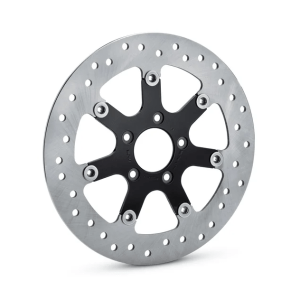 Front Turbine Black Brake Rotor