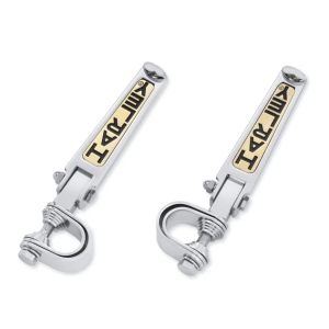 Custom Harley Scripted Footpegs - Image 1