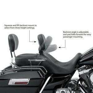 Road King Classic Style Rider Backrest - Image 2
